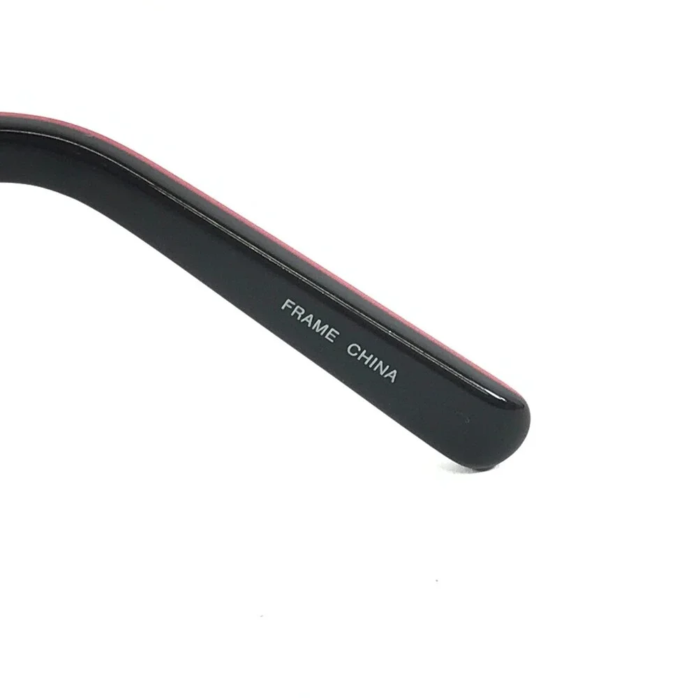 Easyflip Eyeglasses Frames MOD O1075 80 Black Purple with Clip Ons 49-17-135